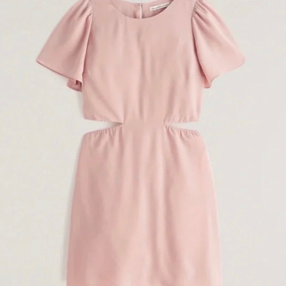 Abercrombie and Fitch pink cut-out dress (XS)